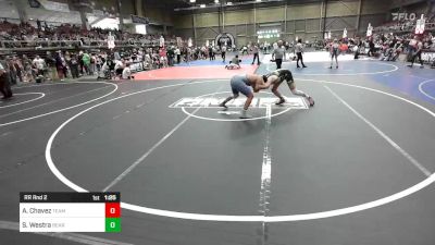 184 lbs Rr Rnd 2 - Angel Chavez, Team Pueblo vs Sam Westra, Bear Creek Jr. WC