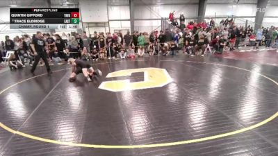 132 lbs Champ. Round 1 - Trace Eldridge, Cheyenne East vs Quintin Gifford, Thompson Valley