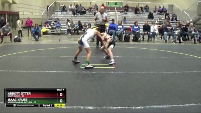 75 lbs Round 3 (6 Team) - Abbott Otter, SWAT Black vs Isaac Kruse, Untouchables-Olympia