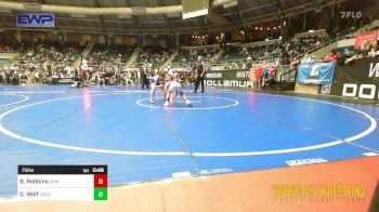 75 lbs Semifinal - Berringer Robbins, Greater Heights Wrestling vs Grayson Wolf, Wolfpak Wrestling