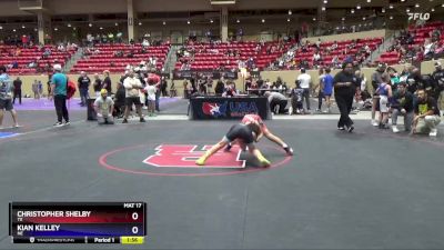 93 lbs Round 2 - Christopher Shelby, TX vs Kian Kelley, NE