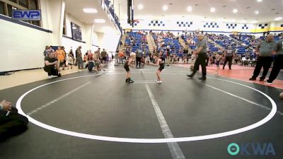 40 lbs Consi Of 4 - Jase Tyson, Verdigris Youth Wrestling vs Nova Miller, Wagoner Takedown Club