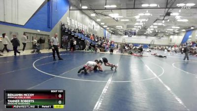 76 lbs Semifinal - Tanner Roberts, Ridgeline Riverhawks vs Benjamin McCoy, American Fork Jr High