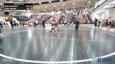 58 lbs Final - Dean McInerney, Sallisaw Takedown Club 2 vs Chevy Welden, Raw Wrestling Club