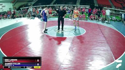 145 lbs Champ Round 1 (16 Team) - Eric Larwin, Oregon 1 vs Darren Fuller, Montana 2