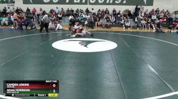 165 lbs Semifinal - Camden Adkins, Deshler vs Noah Morrison, New Hope HS