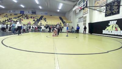 100 lbs Rr Rnd 3 - Charlee Peters, Tahlequah Girls HS vs Leslie Marquez, Rogers High School Girls