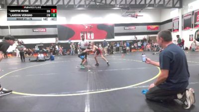 70 lbs Round 2 - Griffin Rush, Unaffiliated vs Landon Vergho, Cobra Wrestling Club