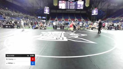 220 lbs Cons 32 #2 - Brennan Carey, Missouri vs James "Frank" Miller, Delaware