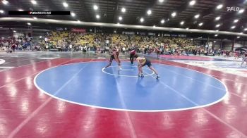 157 lbs Champ. Round 1 - Lexton Smith, Velva vs Tegan Grant, Team Champs