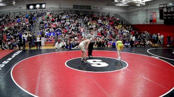 114 lbs Champ. Round 2 - Christopher Ruffner, Marion Center Area Hs vs Nathan Ahlgren, Indian Land