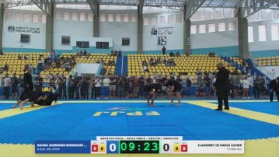 RAFAEL GIORDANO RODRIGUES TEIXEI vs CLAUDINEY DE SOUZA XAVIER 2026 FPJJ Campeonato Paulista Sem Kimono