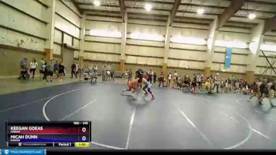 145 lbs 1st Place Match - Keegan Goeas, Hawaii vs Micah Dunn, Hawaii