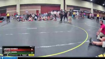 167 lbs Quarterfinals (8 Team) - Tristan Adams, Dogtown vs Jayden Ramirez, NCWAY