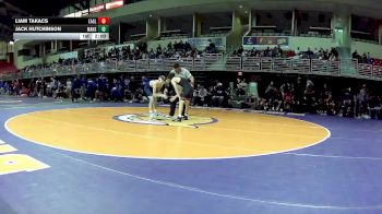 126 lbs Round 2 (4 Team) - Liam Takacs, Eaglecrest vs Jack Hutchinson, Manhattan HS