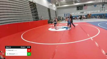 115 lbs Quarterfinal - Kelton Stewart, Glenrock Wrestling Club vs Parker Marvel, Eastside United Wrestling Club