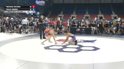 94 lbs Cons. Quarters - Michael Nicosia, Pennsylvania vs Isaac Hierro, Arizona