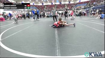 58 lbs Quarterfinal - Xander Cermak, Perry Wrestling Academy vs Barrett Vanzant, Bristow Elementary Wrestling Club