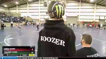 75 lbs Champ Round 1 (16 Team) - Leena Sharp, Fremont vs Trexden Olsen, Beaver