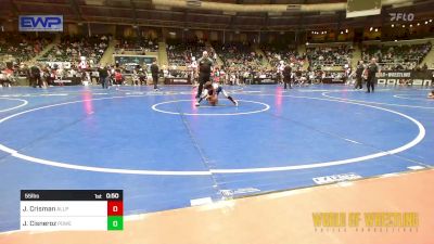 55 lbs Quarterfinal - Jayden Crisman, Allphase vs Jax Cisneroz, Powerhouse Comanche OK