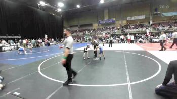 46 lbs Consi Of 4 - Knox Moody, Athlos Wrestling vs Hart Pedziwiatr, Custer County