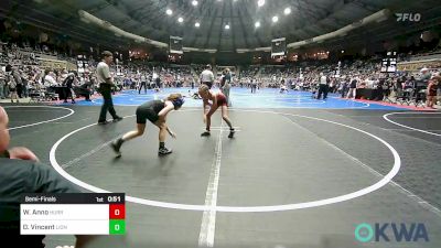 67 lbs Semifinal - Willow Anno, Hurricane Wrestling Academy vs Devyn Vincent, Lions Wrestling Academy
