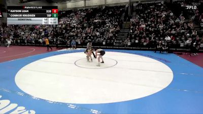 4A 138 lbs Semifinal - Kayson Leak, Sky View vs Connor Knudsen, Timpanogos