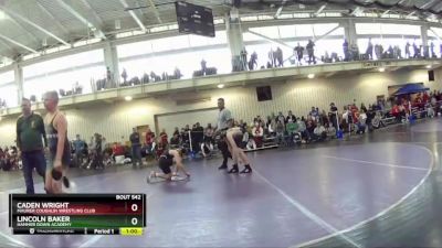 117 lbs Cons. Round 3 - Caden Wright, Maurer Coughlin Wrestling Club vs Lincoln Baker, Hammer Down Academy