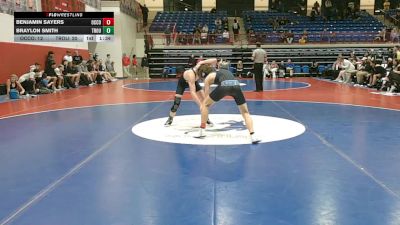 120 lbs Round 2: Quarterfinals - Benjamin Sayers, Oconee County vs Braylon Smith, Troup