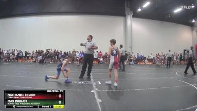 75 lbs Cons. Round 1 - Nathaniel Heard, Texas Select Wrestling vs Max Ingram, Roundtree Wrestling Academy