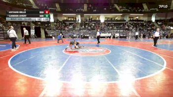 95 lbs Semifinal - Aviyahn Mills, Roundtree Wrestling Academy vs Camden Avery, Rabbit Wrestling Club