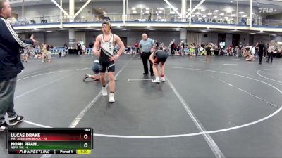 160 lbs Round 3 (8 Team) - Lucas Drake, Mat Assassins Black vs Noah Prahl, NOVA WC