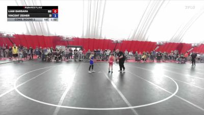77 lbs Cons. Round 2 - Liam Barbara, BGC vs Vincent Zeiher, Super D