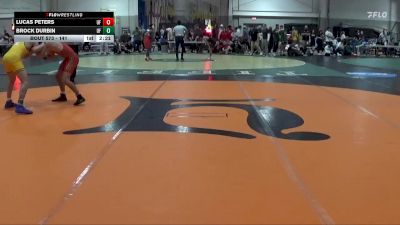 141 lbs Cons. Round 4 - Brock Durbin, Ashland University vs Lucas Peters, Indiana