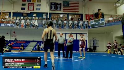 113 lbs Placement (16 Team) - Jackson Meinschein, Mt Vernon vs Germaine Johnson, Purdue Polytechnic