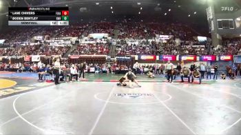 AA - 165 lbs Semifinal - Lane Chivers, Flathead (Kalispell) vs Boden Bentley, Billings West