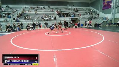 50 lbs Cons. Round 6 - Deandra Meza, CA vs Kayla McKinley-Johnson, WA