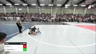 90 lbs Consolation - Eli Kop, Mcwc vs Emanu Villanueva, Wolfpack Wrestling Academy