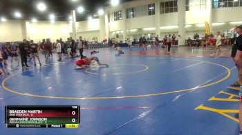 106 lbs Round 3 (6 Team) - Braeden Martin, Ohio Titan Blue vs Germaine Johnson, Indiana Smackdown Black