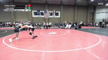 113 lbs Cons. Round 2 - Roman Garcia, Garden City vs Lane Allen, Paola