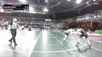 126 lbs Champ. Round 1 - Brayson Moore, Post Falls vs Calin Olson, Riverton