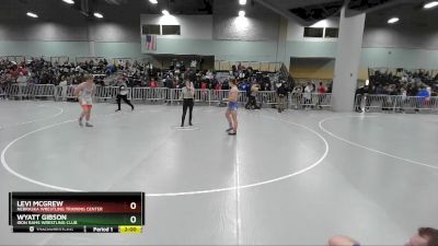 165 lbs Champ. Round 1 - Wyatt Gibson, Iron Rams Wrestling Club vs Levi McGrew, Nebraska Wrestling Training Center