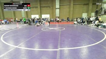 150 lbs Cons. Round 2 - Mason Woodward, North Point vs Jackson Ewing, College Park