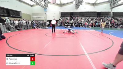 87-J lbs Semifinal - Nazarii Paseniuk, . vs Marcarlo Mannello, GPS Wrestling Club