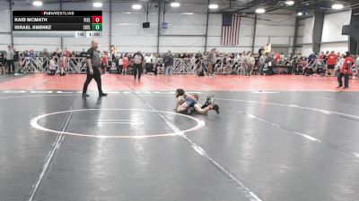 52 lbs Round 1 - 9:00am Friday - Israel Jimenez, Southwest Elite vs Kaid Mcmath, Florida Elite