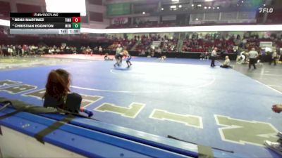 150 lbs Quarterfinal - Benji Martinez, Timberline vs Christian Egginton, Meridian