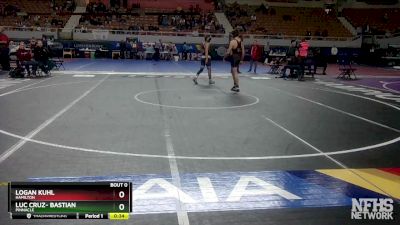 D1-132 lbs Cons. Round 1 - Logan Kuhl, Hamilton vs Luc Cruz- Bastian, Pinnacle