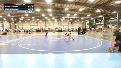 80 lbs Round Of 32 - Brooks Gilson, NC Gold - MS vs Dominic Boblak, Gold Standard Wrestling - MS