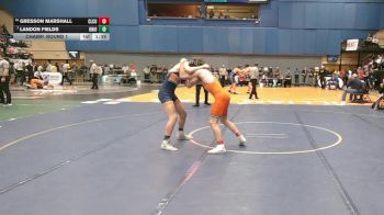 2 - 175 lbs Champ. Round 1 - Landon Fields, Union vs Gresson Marshall, Clarke County