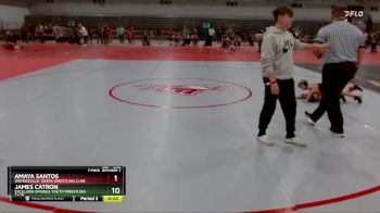 55C Cons. Round 1 - Amia West, Monett Youth Wrestling Club vs Zaxtyn Ball, Joplin Youth Wrestling Club